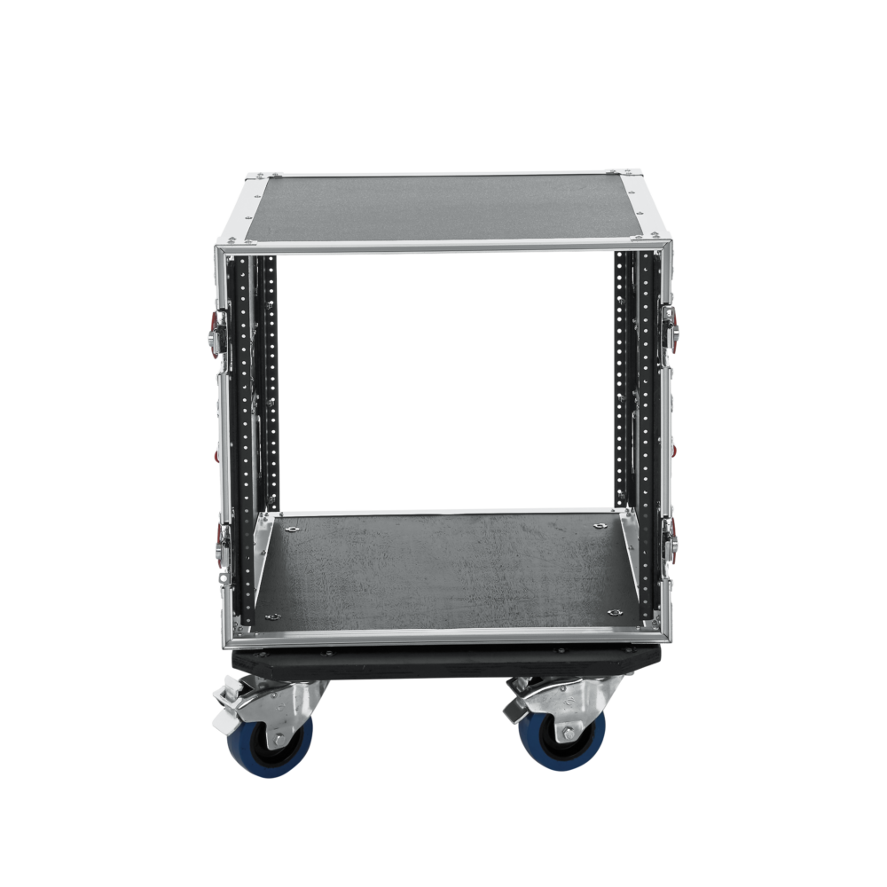 10U, Standard Audio Road Rack w/ Casters - Gator Cases