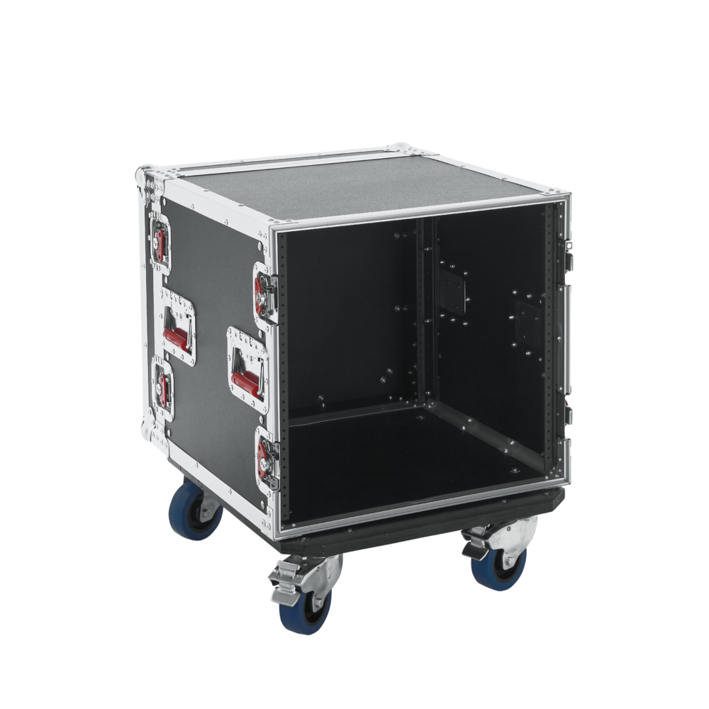 10U, Standard Audio Road Rack w/ Casters - Gator Cases