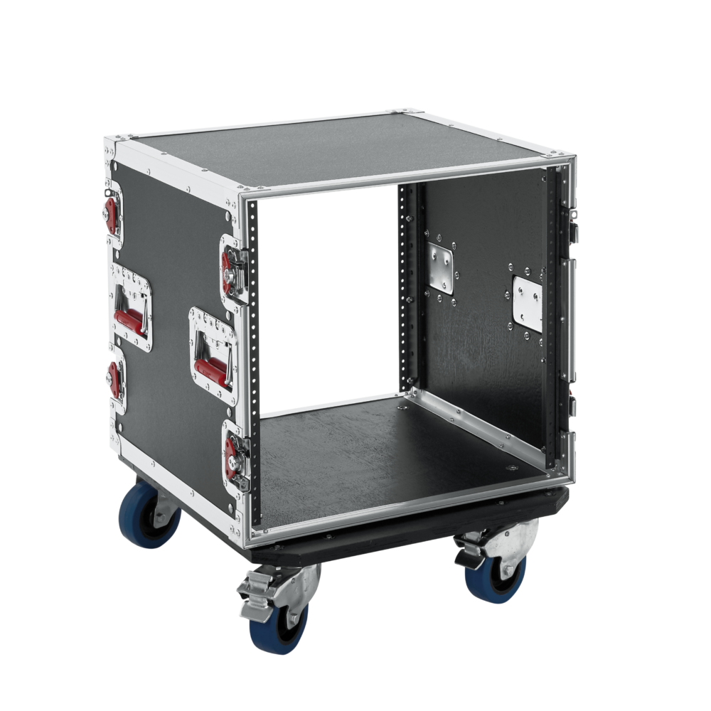 10U, Standard Audio Road Rack w/ Casters - Gator Cases