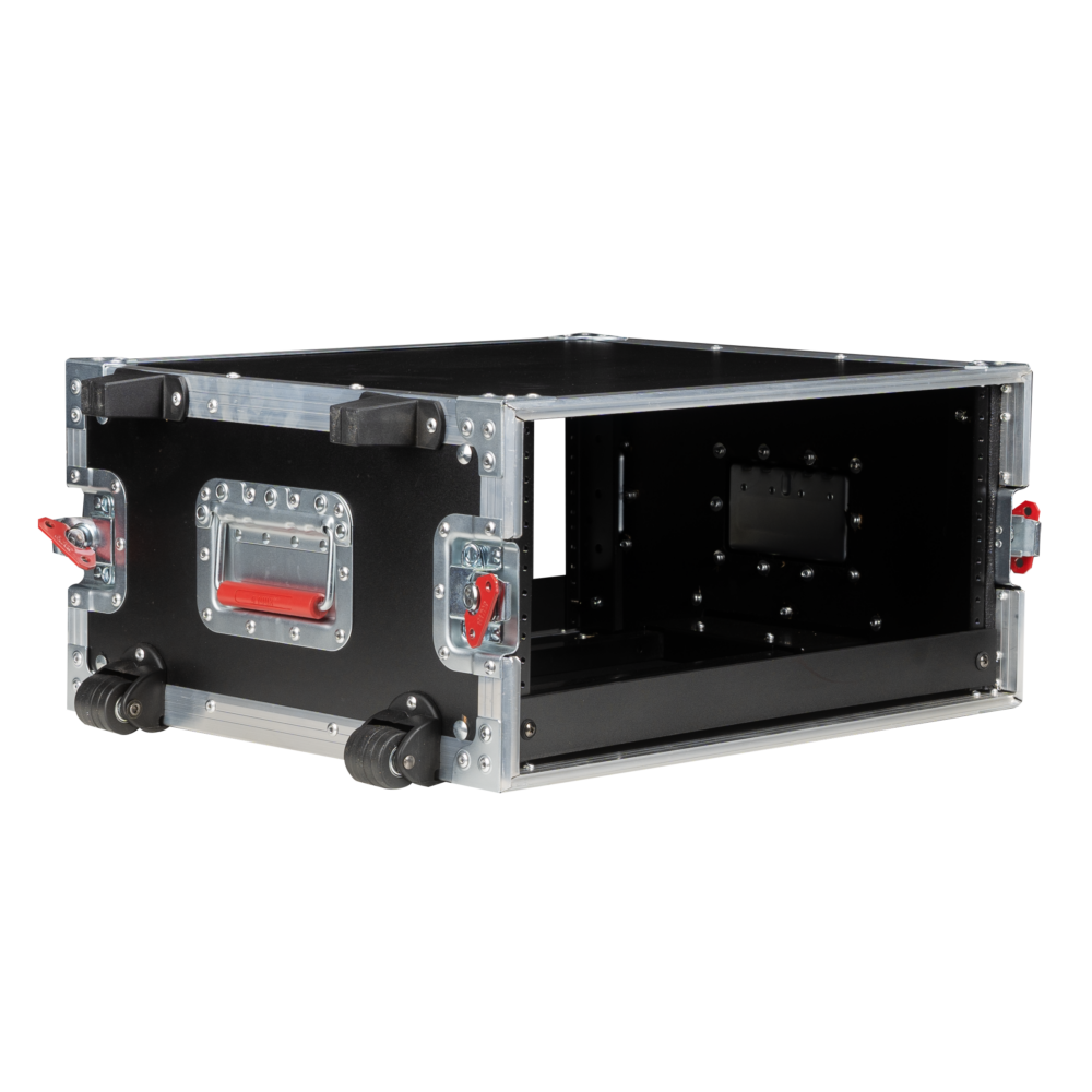 4U, Standard Audio Road Rack Case, w/ Wheels - Gator Cases