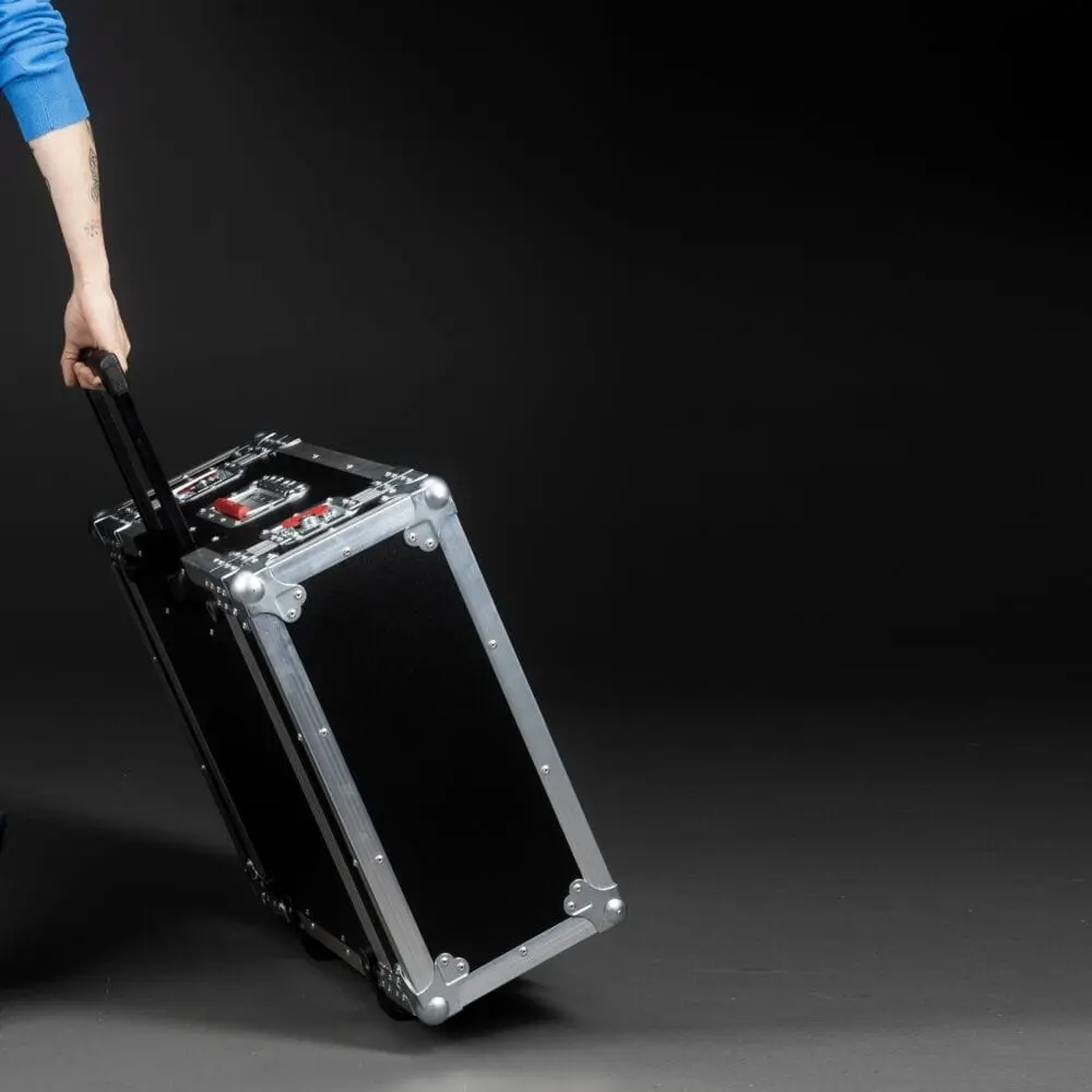 4U, Standard Audio Road Rack Case, w/ Wheels - Gator Cases