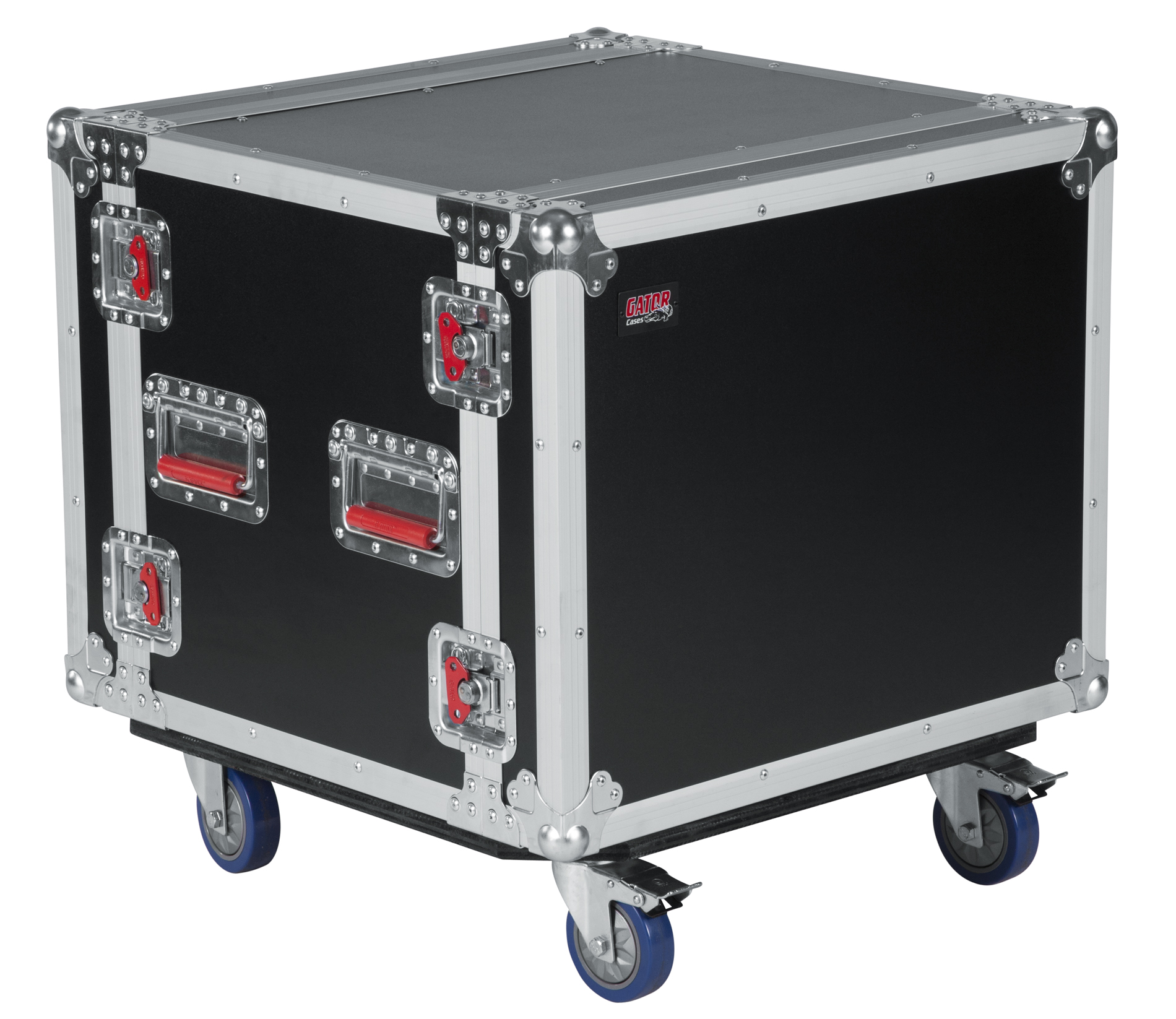 8U Shock Audio Road Rack Case w/ Casters