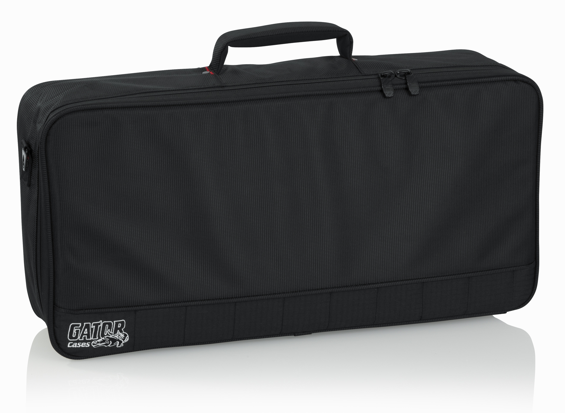 Black Aluminum Pedal Board; Large w/ Carry Bag-GPB-BAK-1