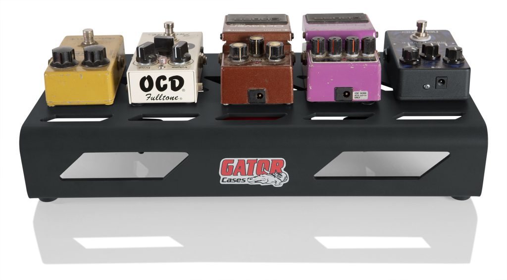 Black Aluminum Pedal Board; Small w/ Carry BagGPBLAK1 Gator Cases