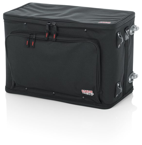 4U Lightweight rack bag w/ tow handle and wheels-GR-RACKBAG-4UW - Gator ...