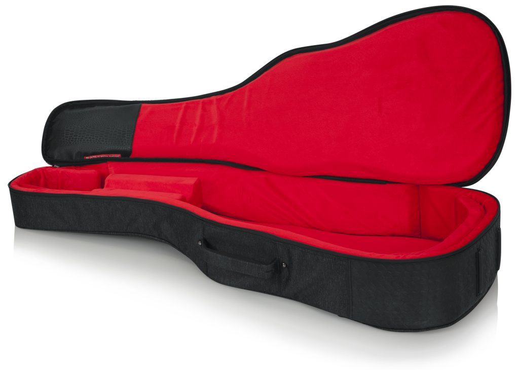 Transit Acoustic Guitar Bag; CharcoalGTACOUSTICBLK Gator Cases