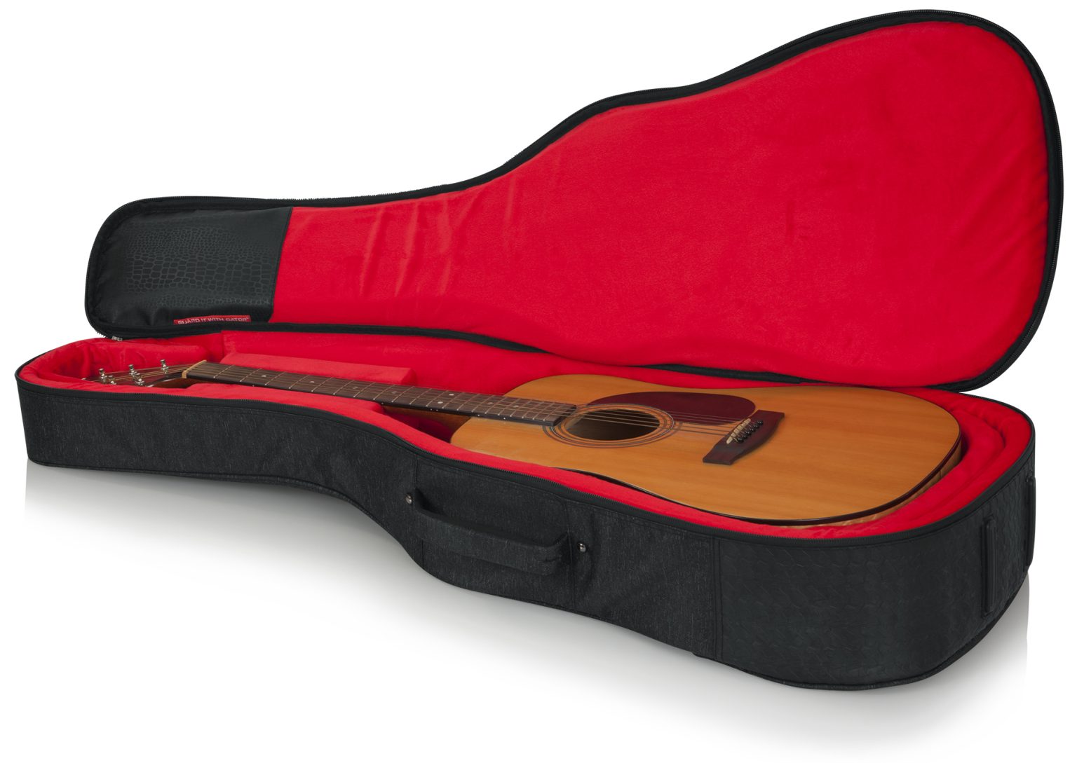 Transit Acoustic Guitar Bag; CharcoalGTACOUSTICBLK Gator Cases