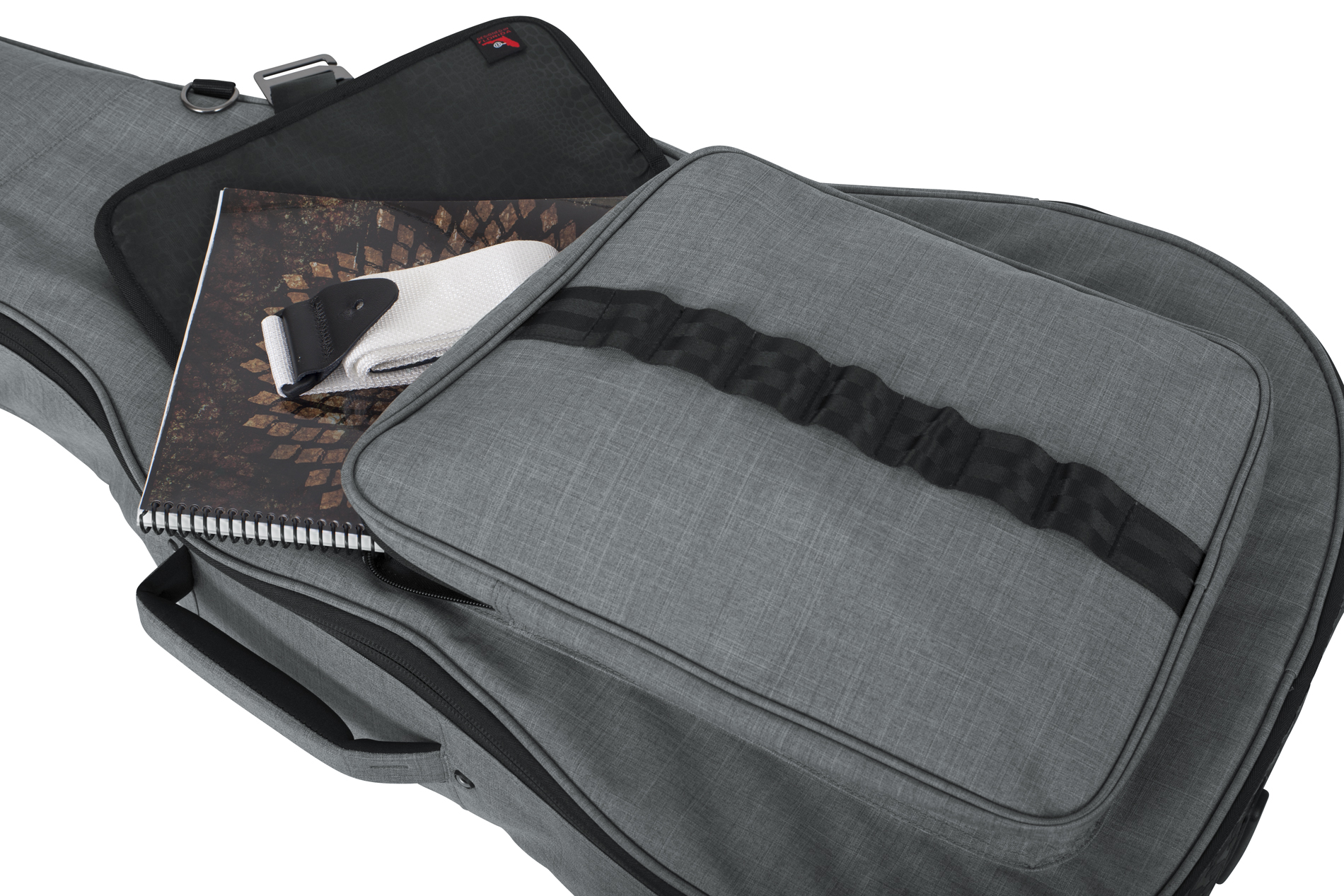 Transit Acoustic Guitar Bag; Light Grey-GT-ACOUSTIC-GRY
