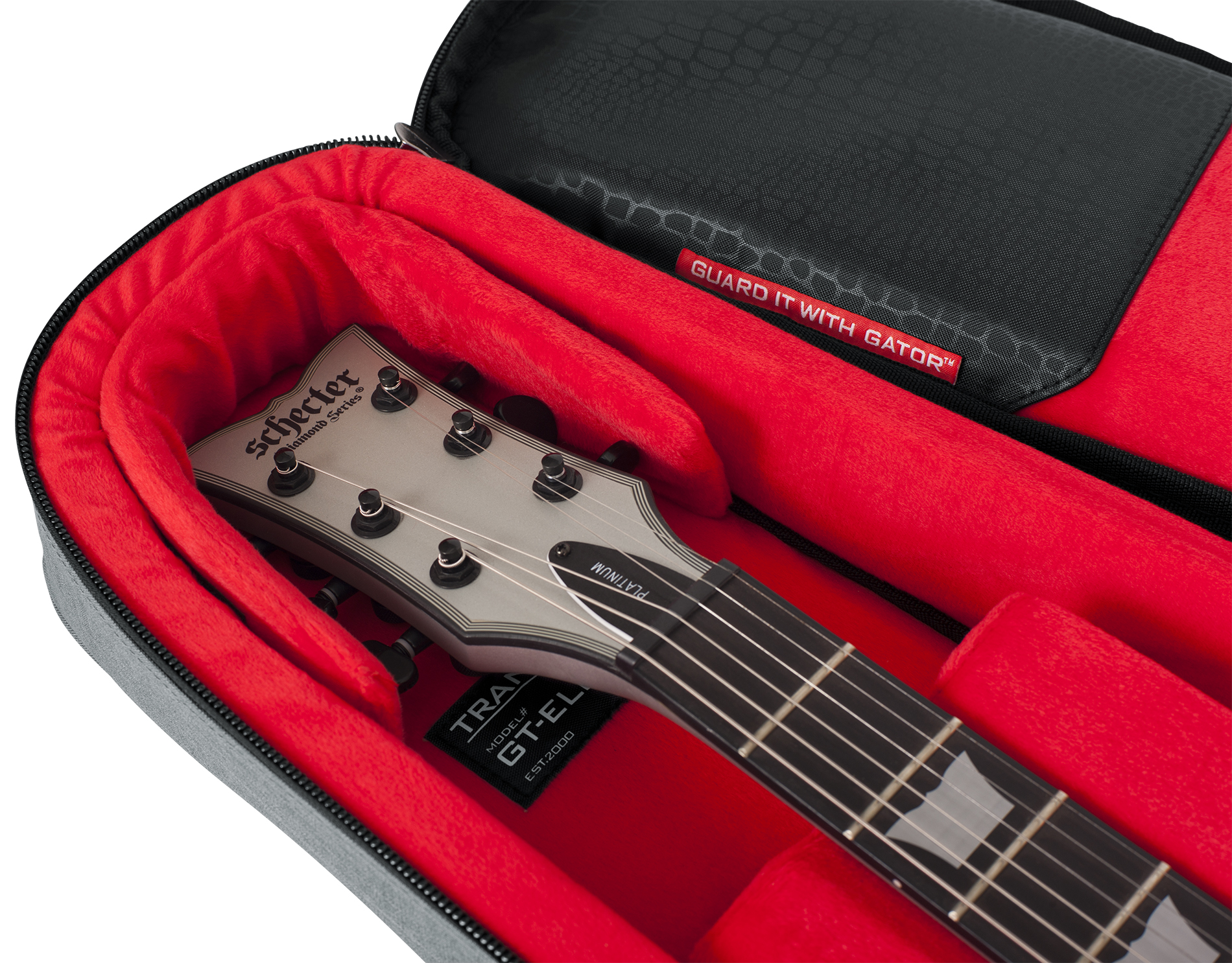 Transit Electric Guitar Bag; Light Grey-GT-ELECTRIC-GRY