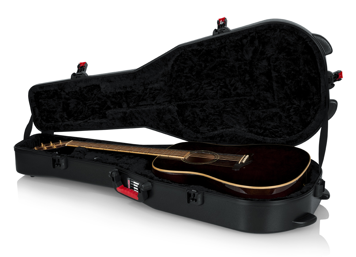 TSA ATA Molded Acoustic Guitar Case-GTSA-GTRDREAD