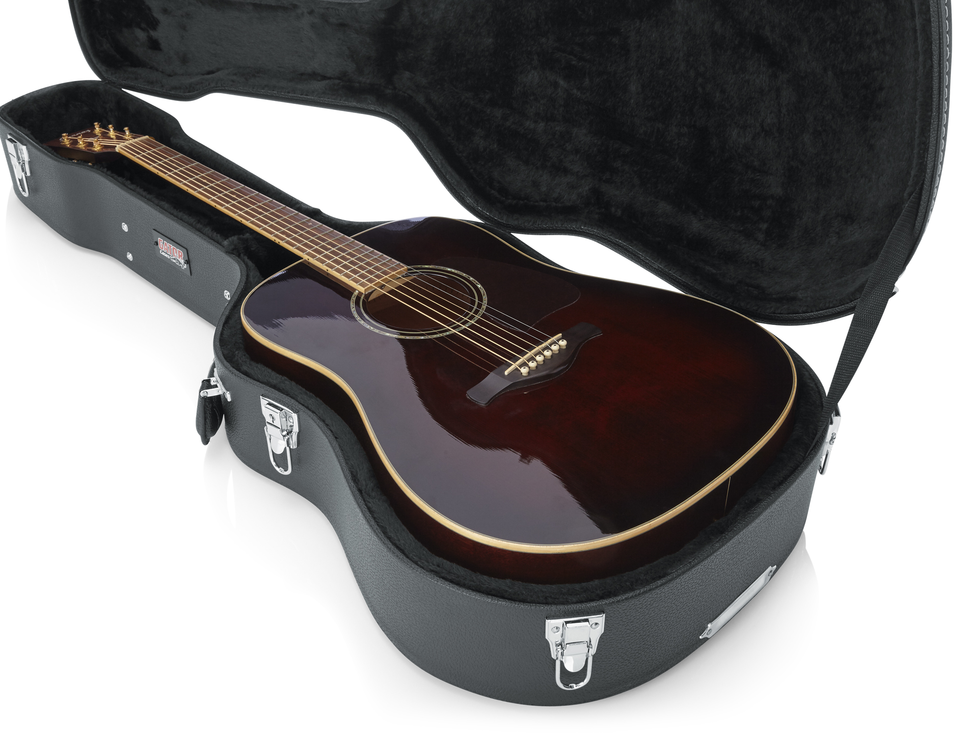 Dreadnought Guitar Deluxe Wood Case-GW-DREAD