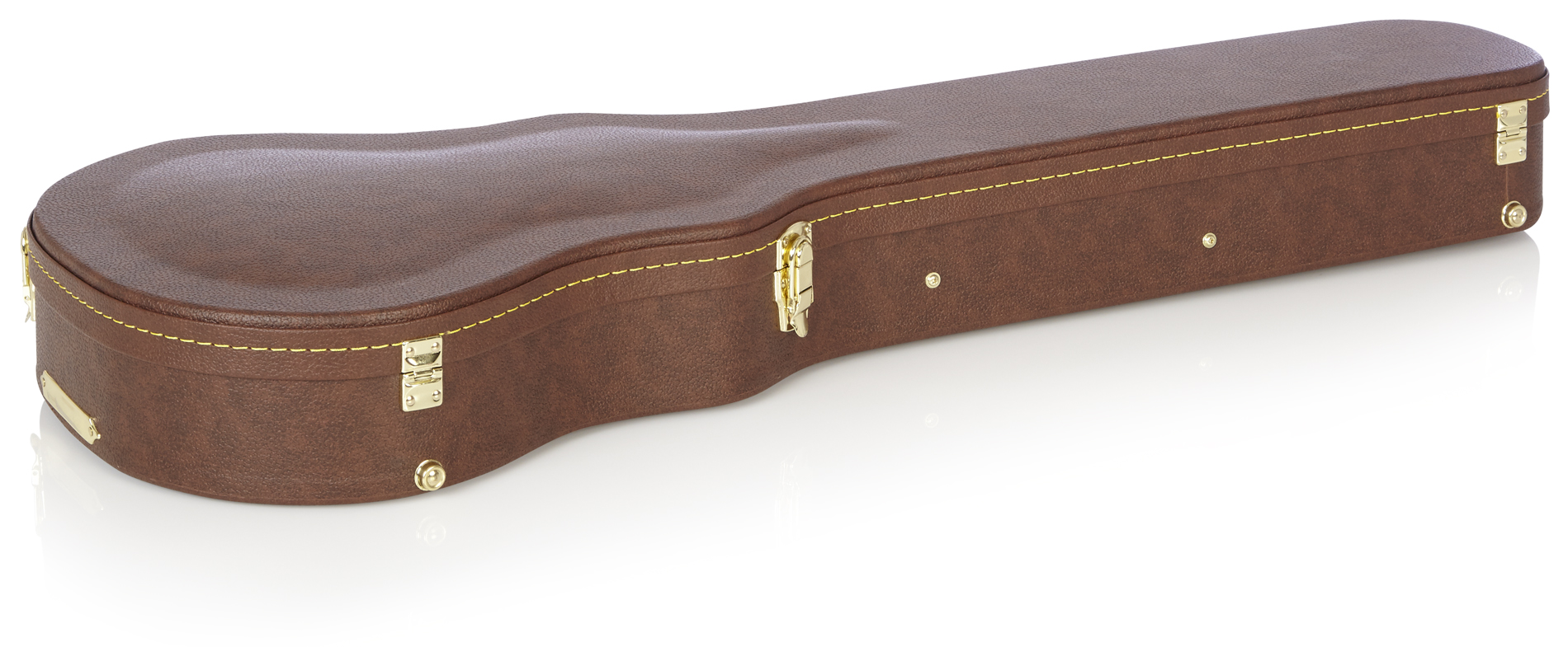 Gibson Les Paul® Guitar Deluxe Wood Case, Brown-GW-LP-BROWN - Gator Cases
