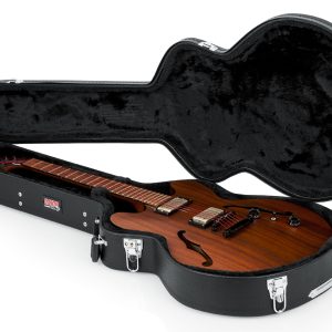 Semi-Hollow Style Guitar Wood Case-GWE-335