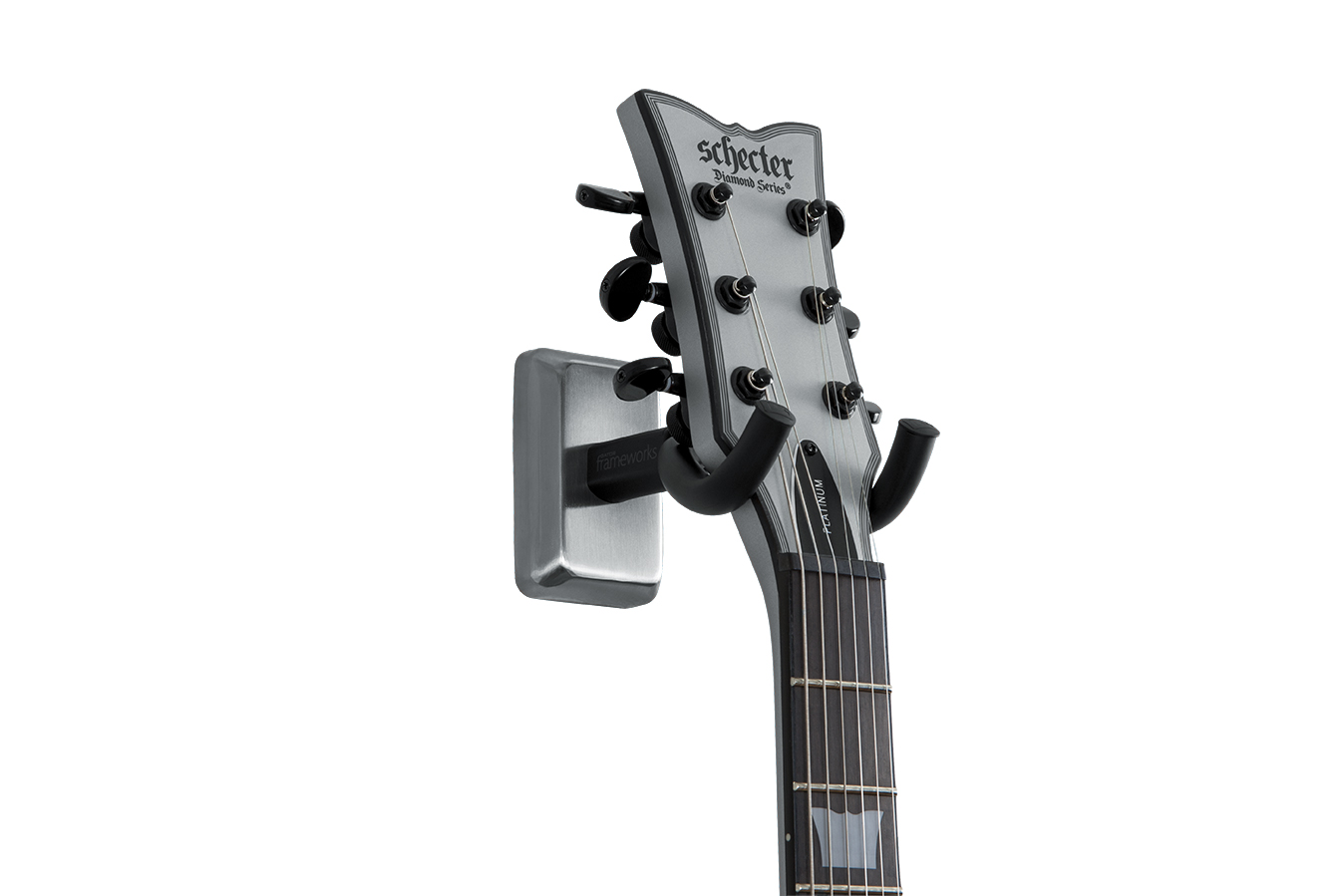Chrome Wall Mount Guitar Hanger-GFW-GTR-HNGRSCH