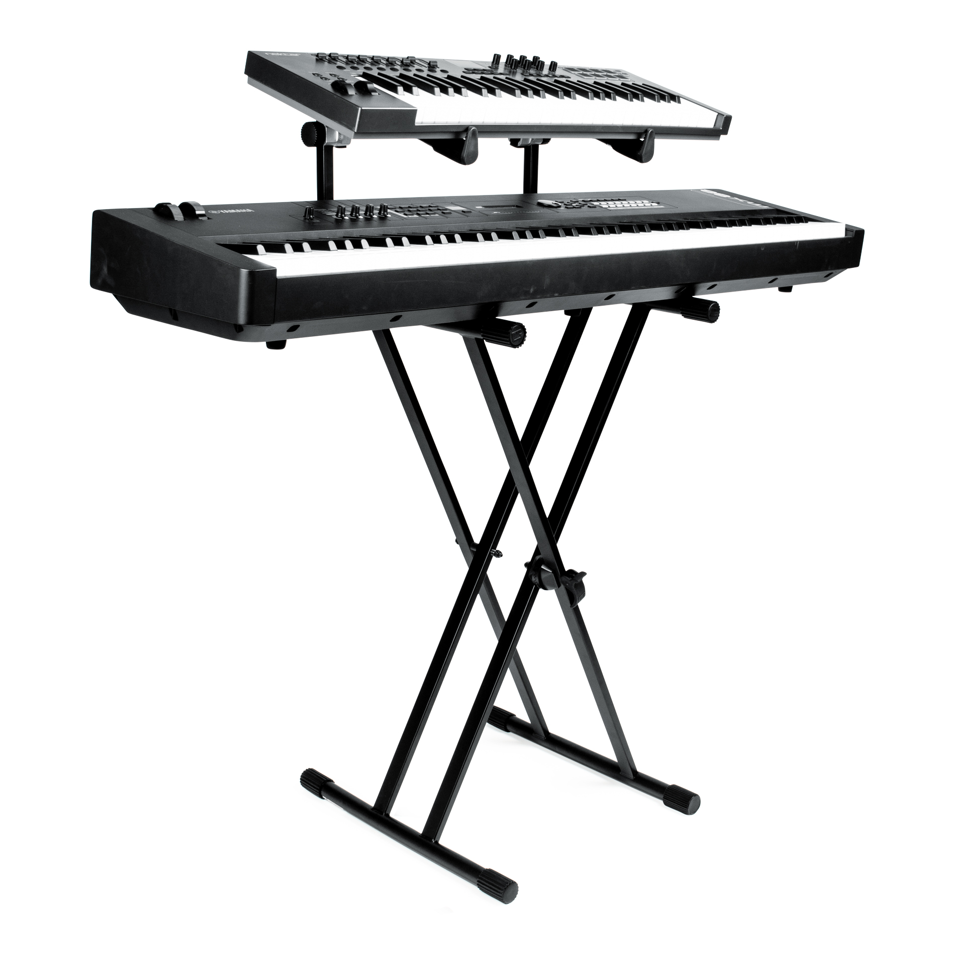 Deluxe 2 Tier "X" Style Stand-GFW-KEY-5100X - Gator Cases