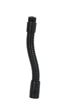 6″ Black Gooseneck-GFW-MIC-GN6