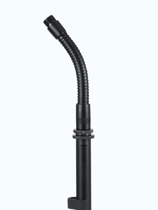 6″ Black Gooseneck-GFW-MIC-GN6