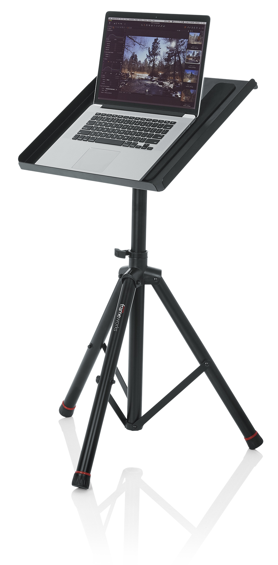 Heavy-Duty Adjustable Media Tray Stand-GFW-UTL-MEDIATRAY2