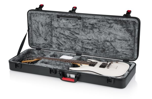 TSA ATA Molded Electric Guitar Case With LED Light-GTSA-GTRELEC-LED ...