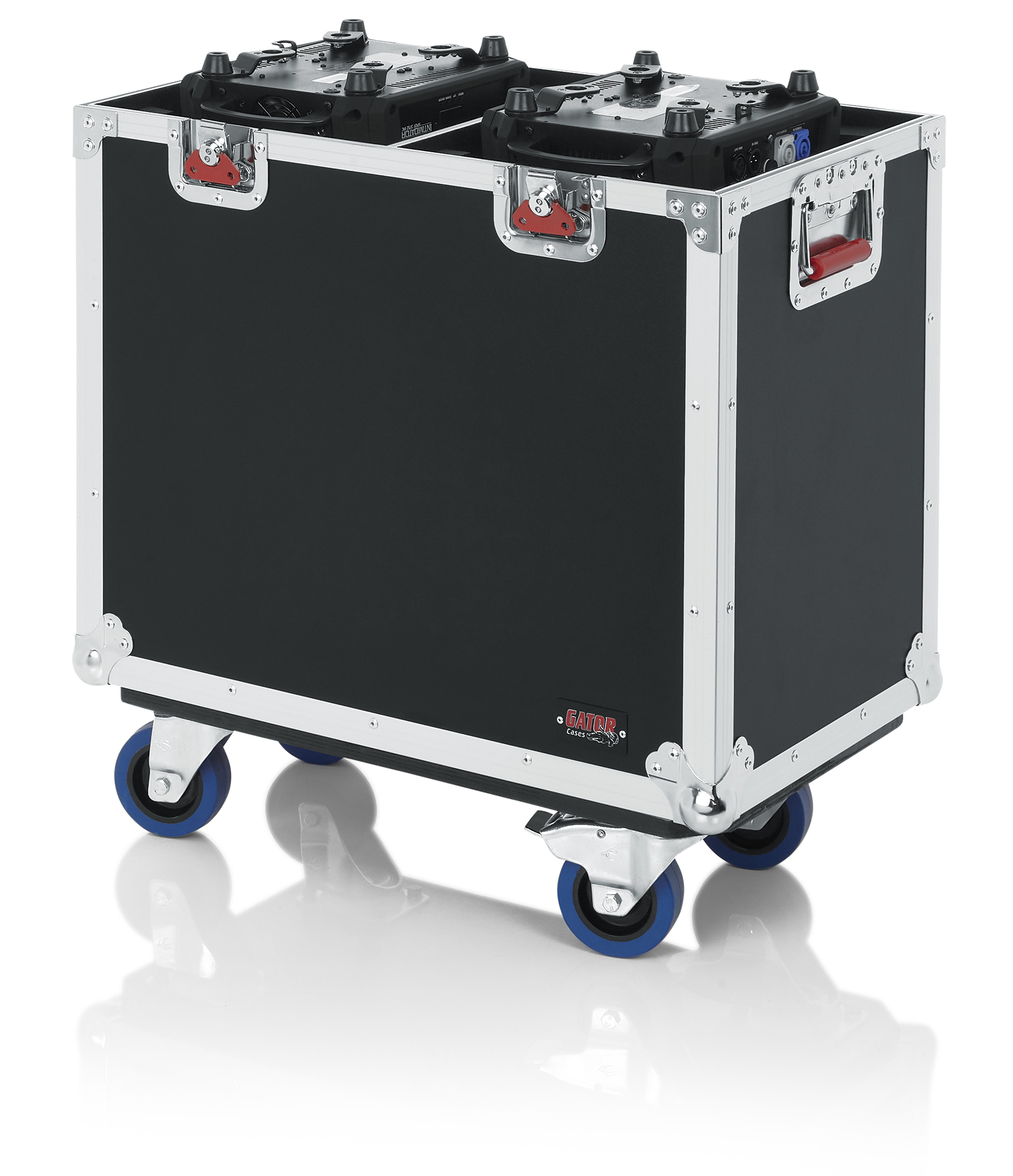 Flight Case for Two 350-Style Moving Head Lights-GTOURMH350