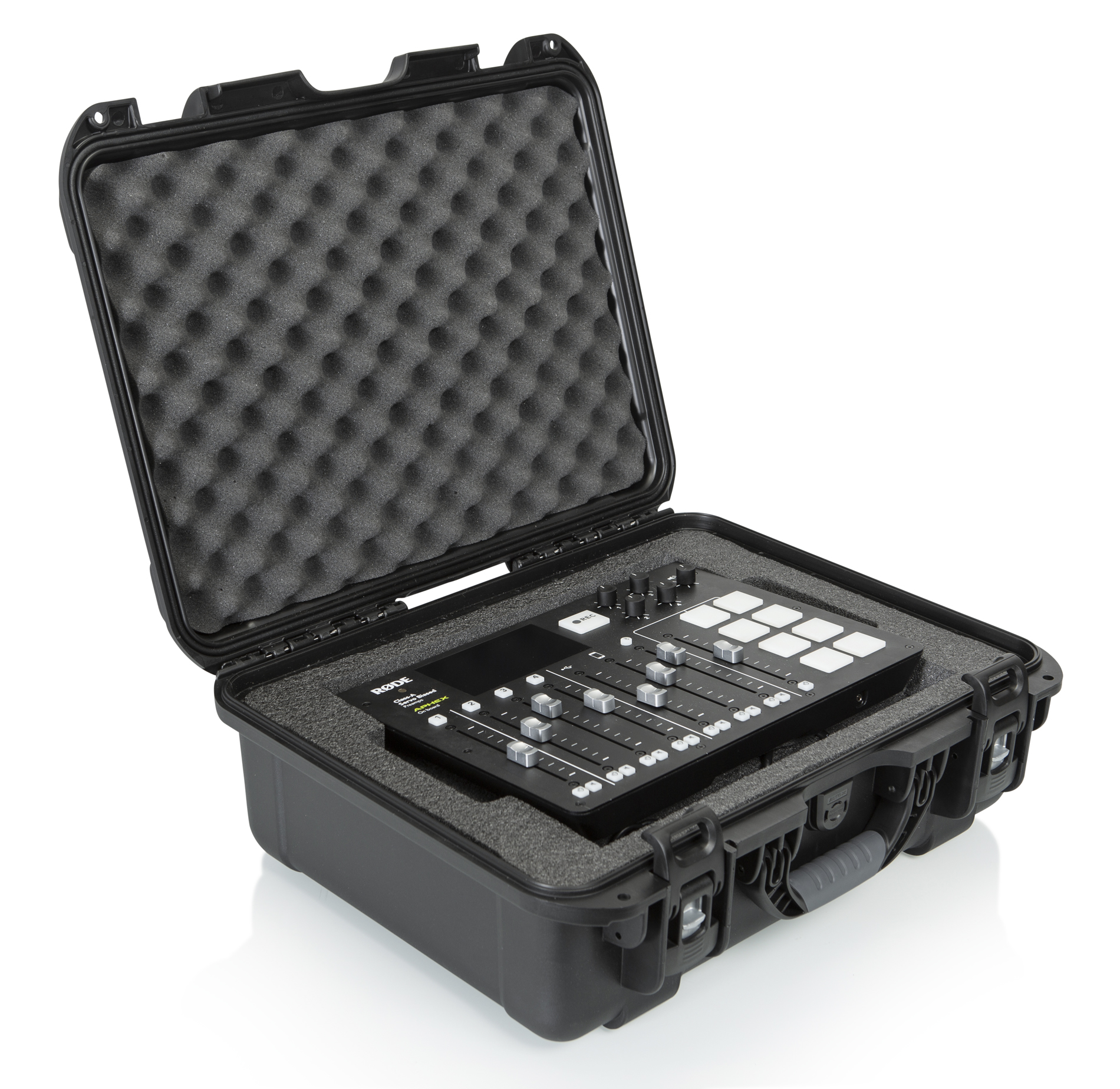 Titan Case For RODEcaster Pro & Two Mics-GWP-TITANRODECASTER2