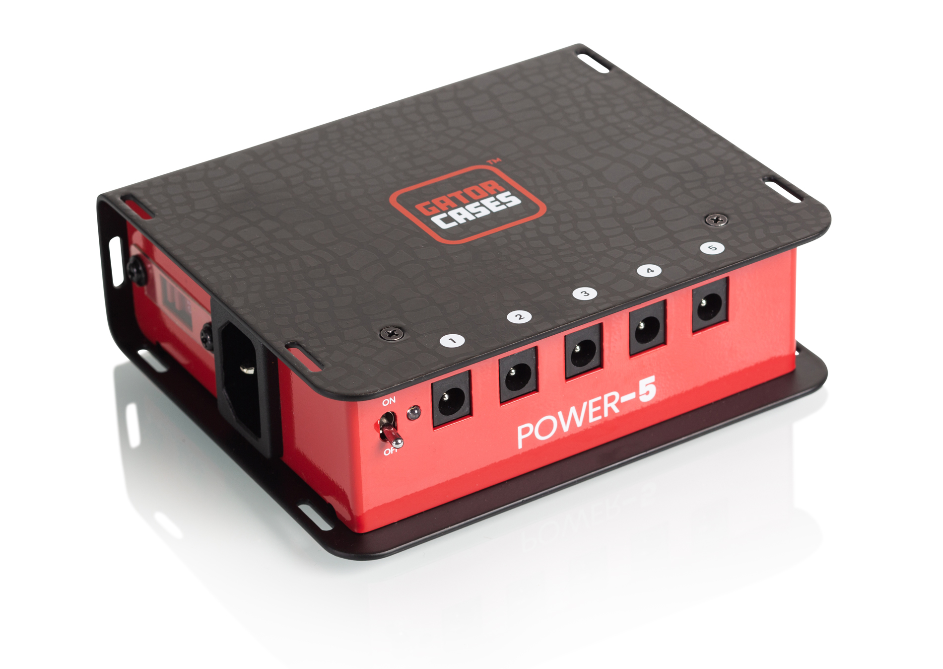 Pedal Board Power Supply With 5 Isolated Outputs-GTR-PWR-5