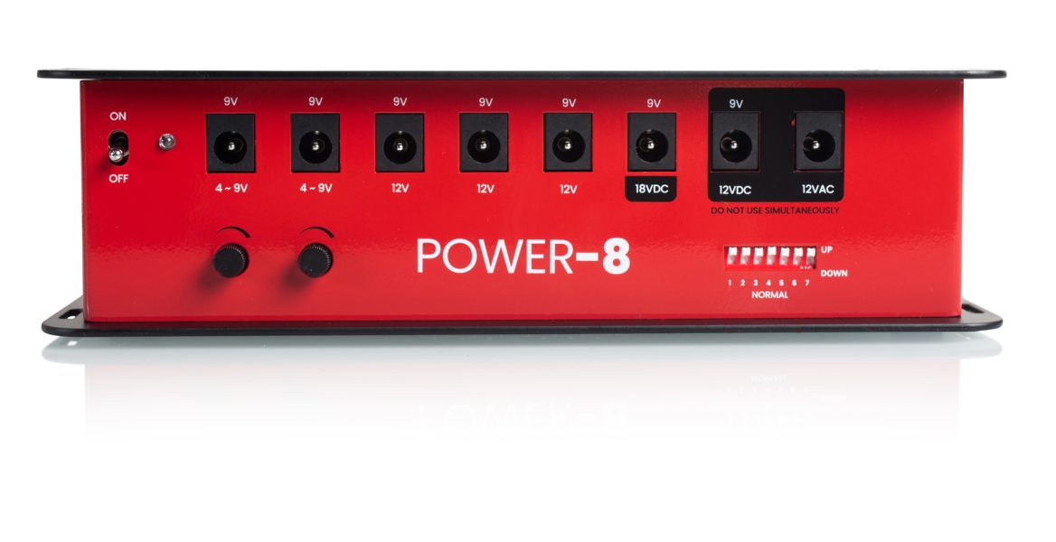 Pedal Board Power Supply With 8 Isolated OutputsGTRPWR8 Gator Cases