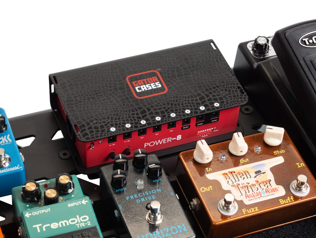 Pedal Board Power Supply With 8 Isolated OutputsGTRPWR8 Gator Cases
