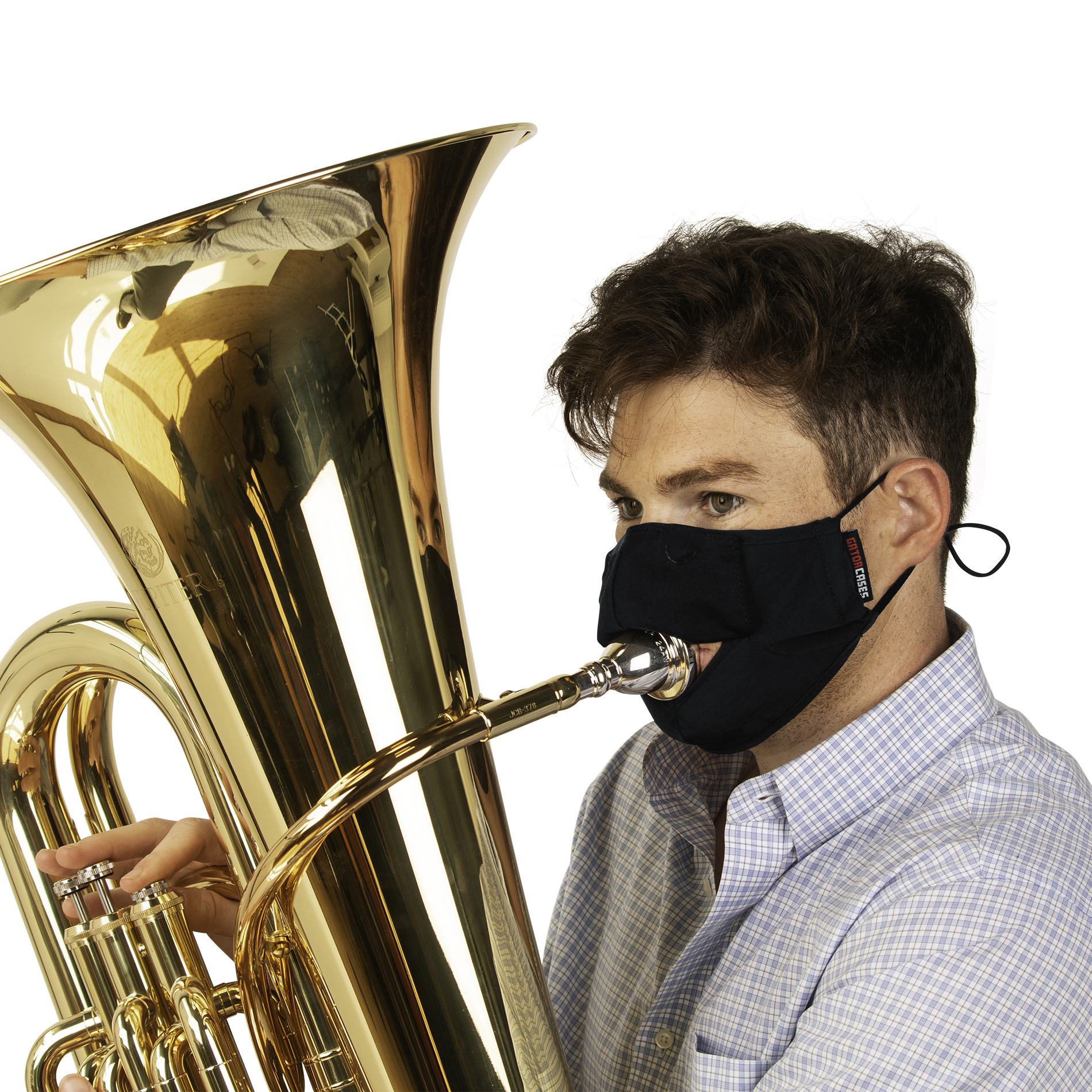 Large Wind Instrument Face Mask-GBOM-LARGEBK