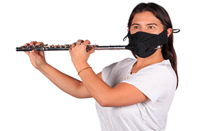 Flute Piccolo Mask Press Image