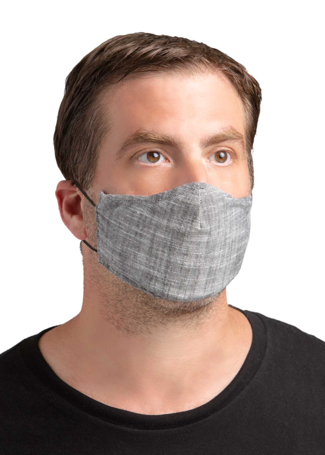 Face Mask with Replaceable Filter in Charcoal-MSK-CHA