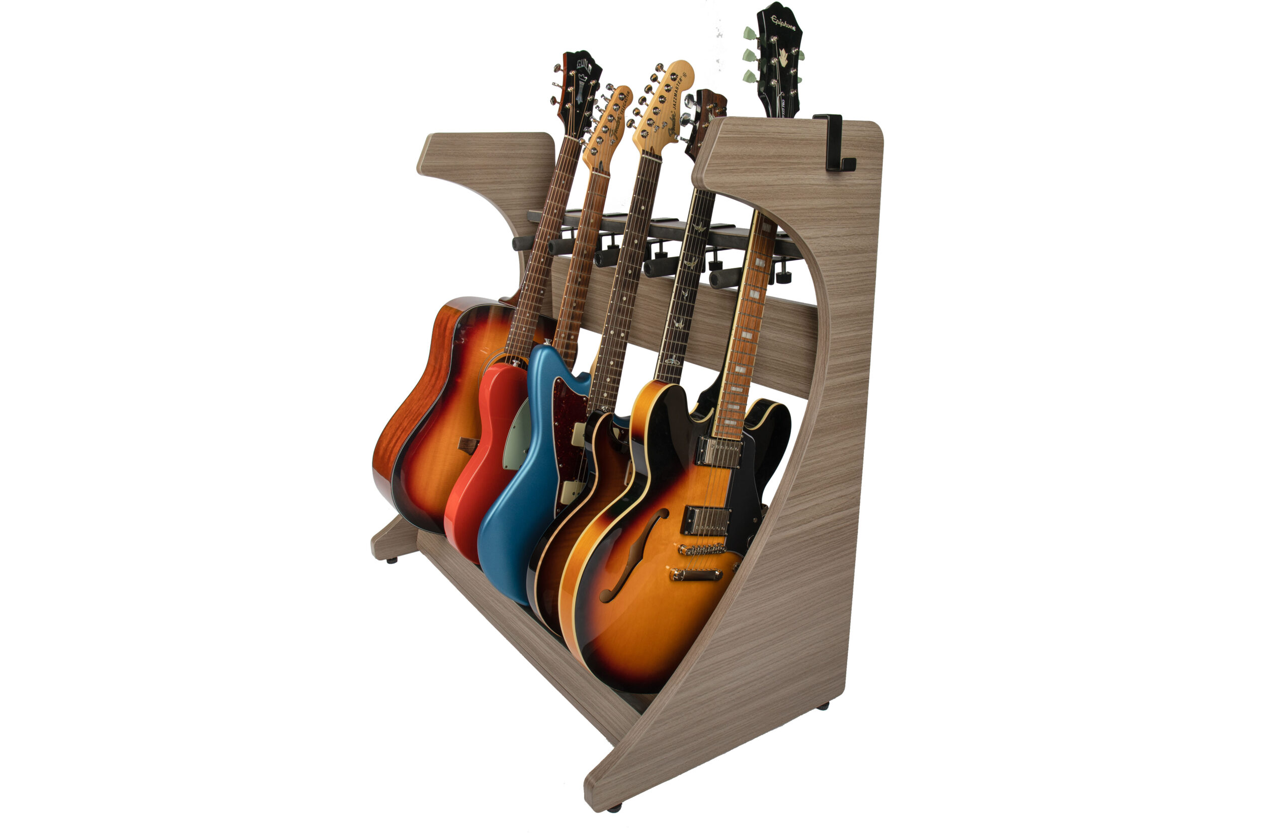 Elite Five Electric/Acoustic Guitar Rack – GRY