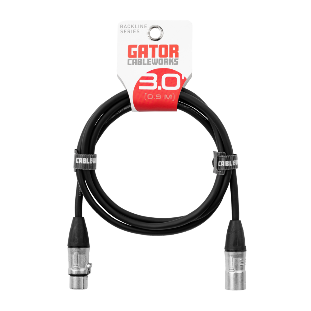 3 Foot XLR Microphone Cable