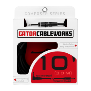 10 Foot Strt to RA Instrument Cable - GCWC-INS-10RA