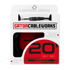 20 Foot Strt to Strt Instrument Cable - GCWC-INS-20