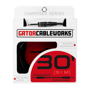 30 Foot Strt to Strt Instrument Cable - GCWC-INS-30