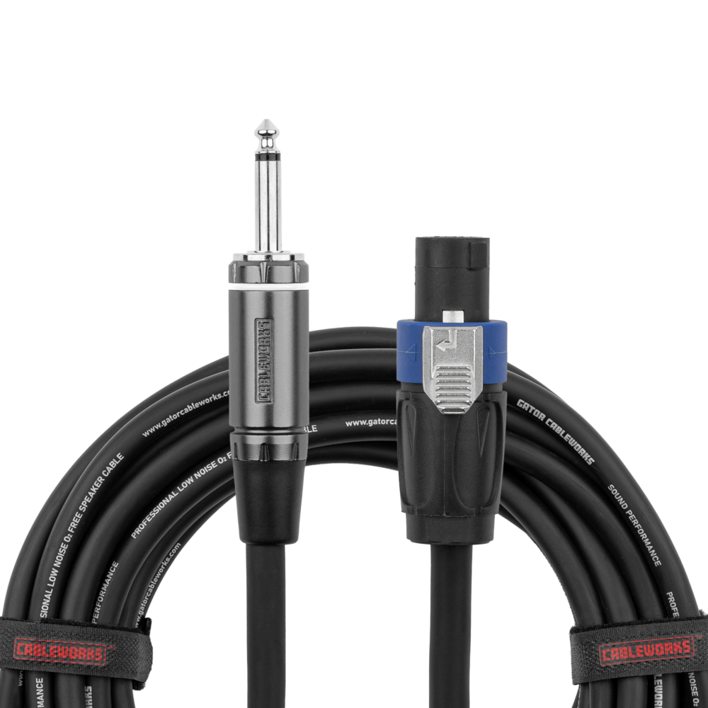 15 Foot TS to Twist Lock Connector Speaker Cable - GCWC-SPK-15-1TL