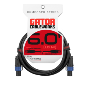 6 Foot Twist Lock Connector Speaker Cable - GCWC-SPK-06-2TL