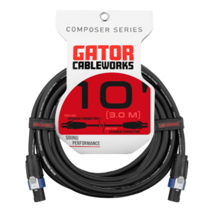 10 Foot Twist Lock Connector Speaker Cable - GCWC-SPK-10-2TL