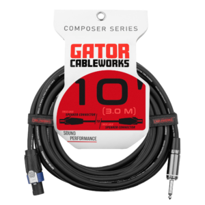 10 Foot TS to Twist Lock Connector Speaker Cable - GCWC-SPK-10-1TL