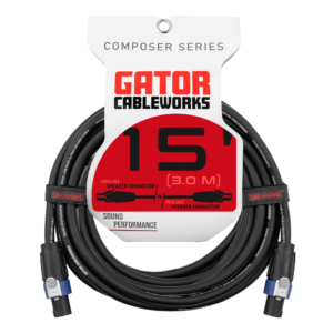 15 Foot Twist Lock Connector Speaker Cable - GCWC-SPK-15-2TL