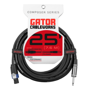 25 Foot TS to Twist Lock Connector Speaker Cable - GCWC-SPK-25-1TL