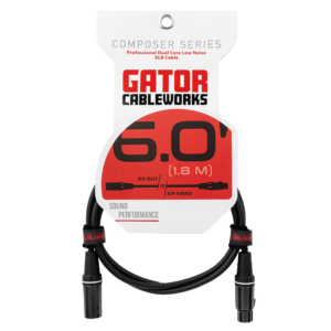 6 Foot XLR Microphone Cable - GCWC-XLR-06