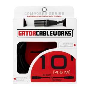 10 Foot XLR Microphone Cable - GCWC-XLR-10