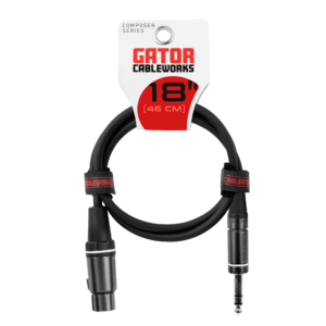 18 Inch XLR F to TRS Cable - GCWC-XLR-18INFTRS