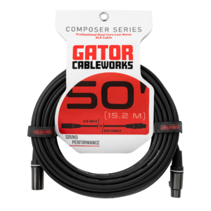 50 Foot XLR Microphone Cable - GCWC-XLR-50