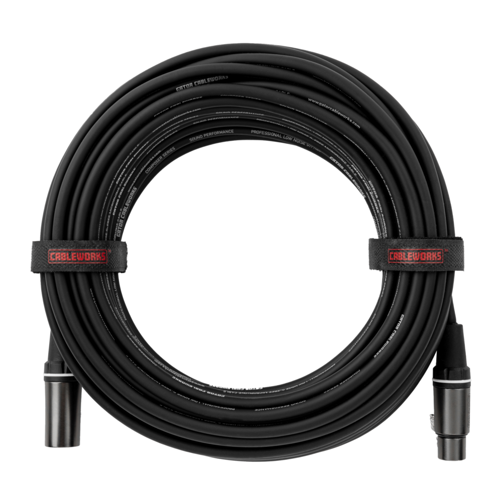 100 Foot XLR Microphone Cable - GCWC-XLR-100 - Gator Cases