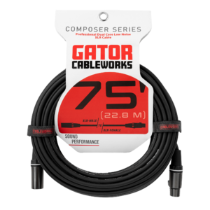 75 Foot XLR Microphone Cable - GCWC-XLR-75
