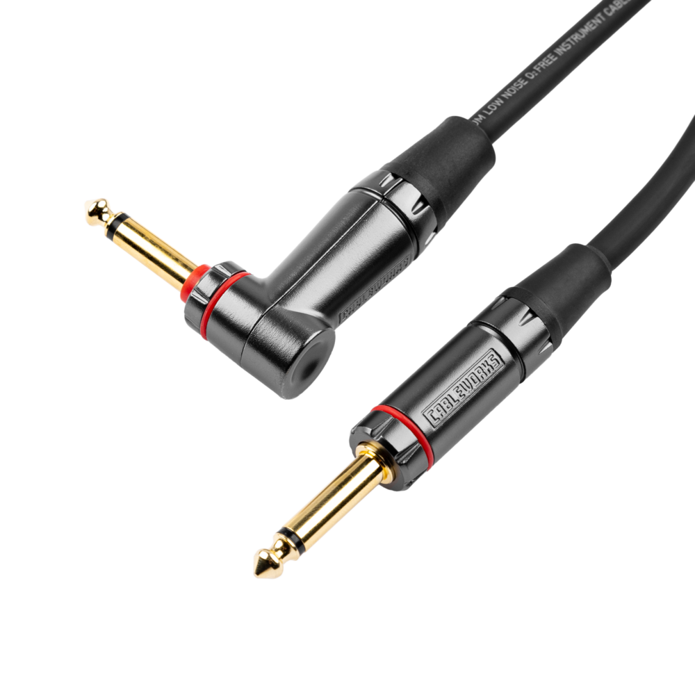 20 Foot Strt to RA Quiet Instrument Cable - GCWH-INS-20RAQT