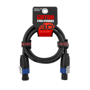 3 Foot Twist Lock Connector Speaker Cable - GCWH-SPK-03-2TL